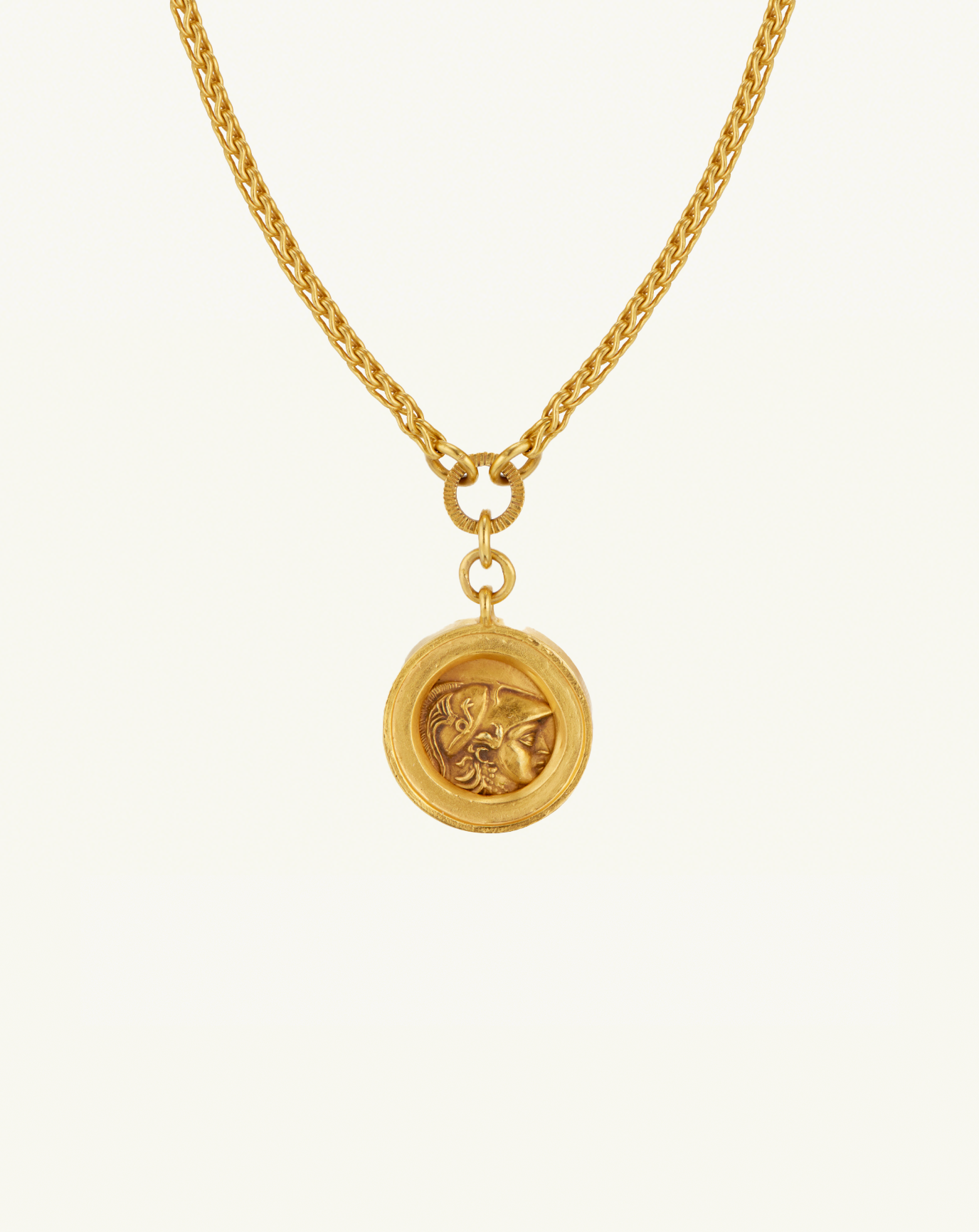 Reversible Coin Pendant Necklace