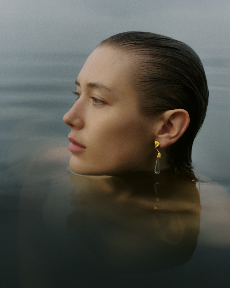 Sculptural Gemstone Drops II