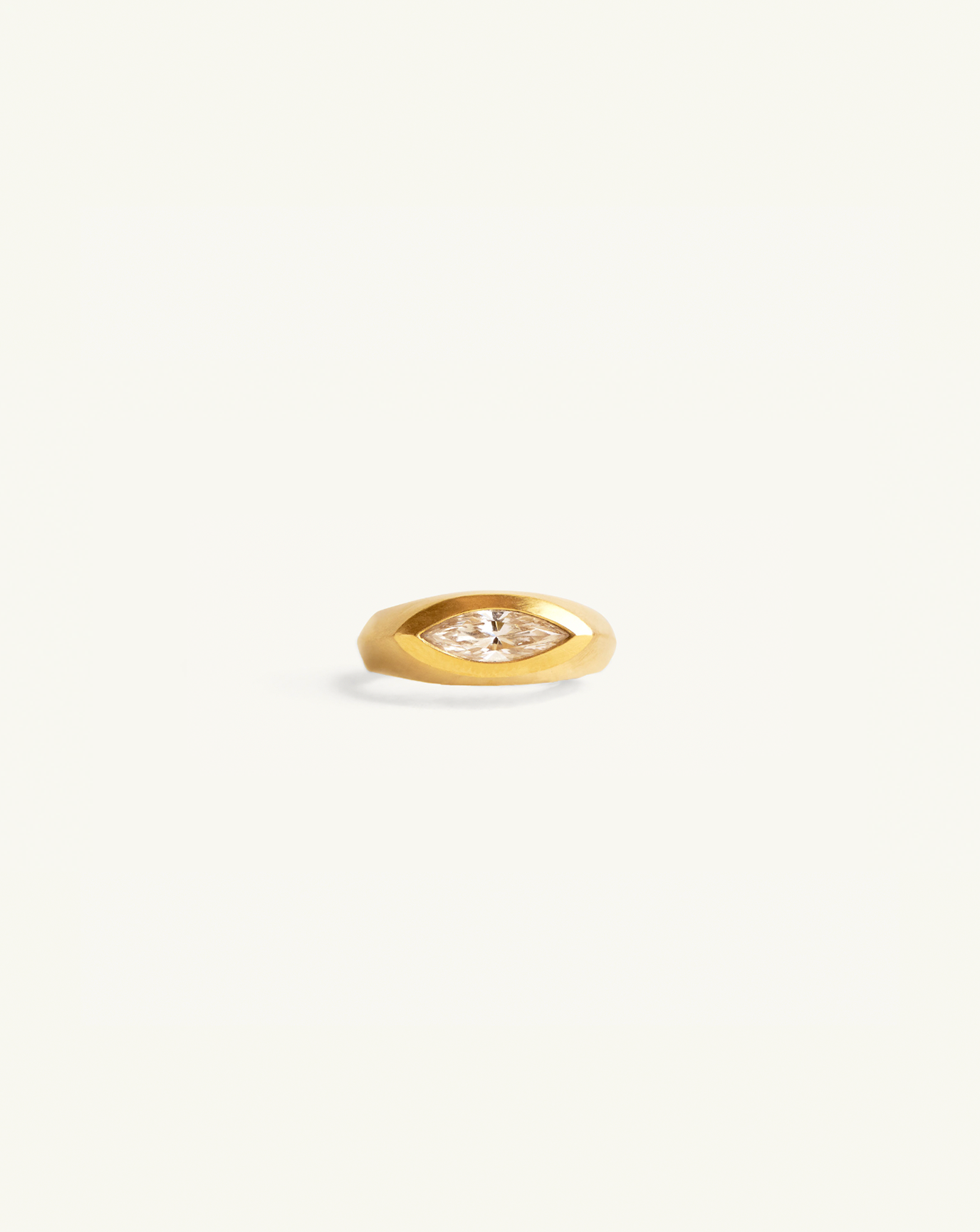Product image of the i seira sculptural ring with diamond