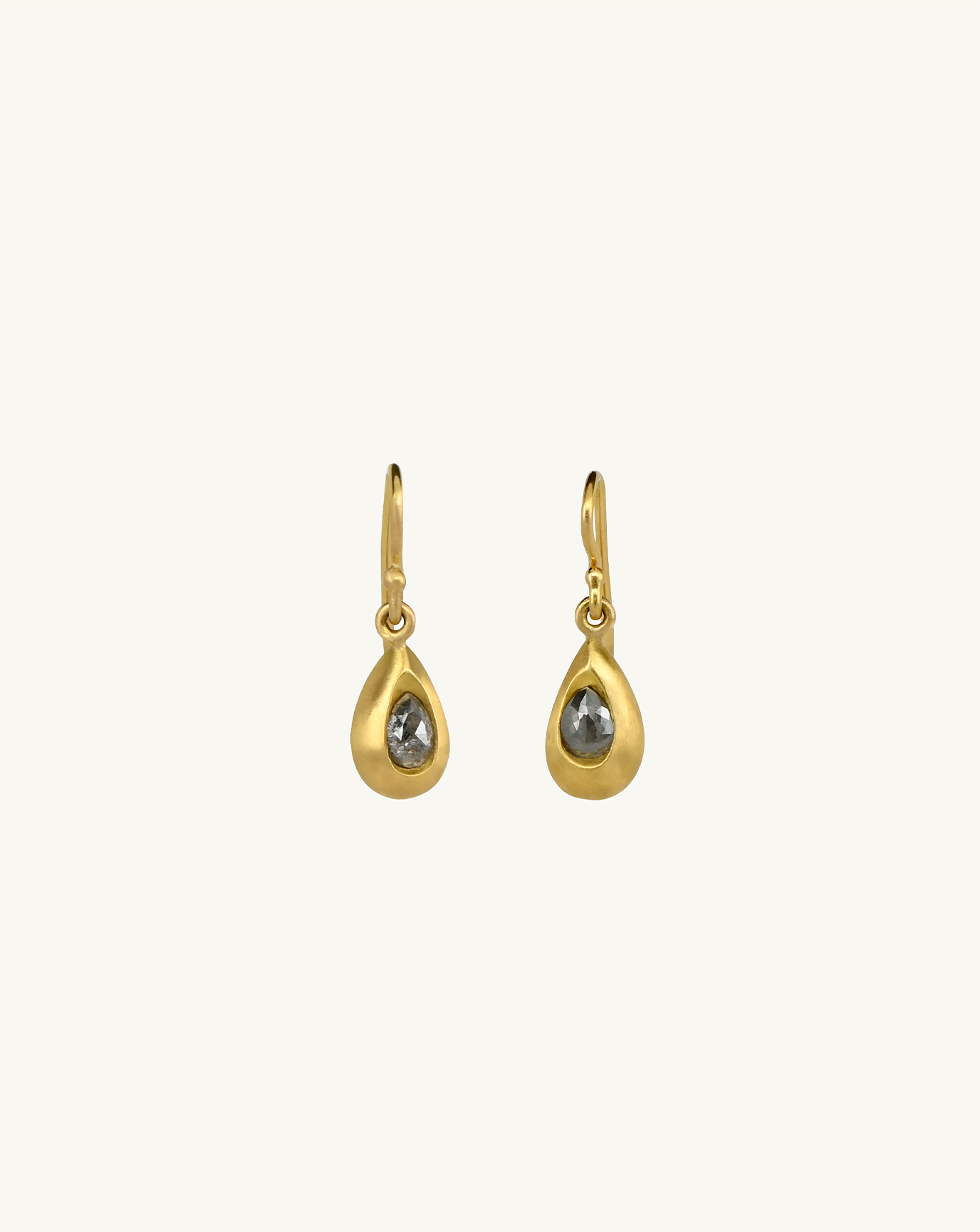 Sculptural Drops with Gemstones