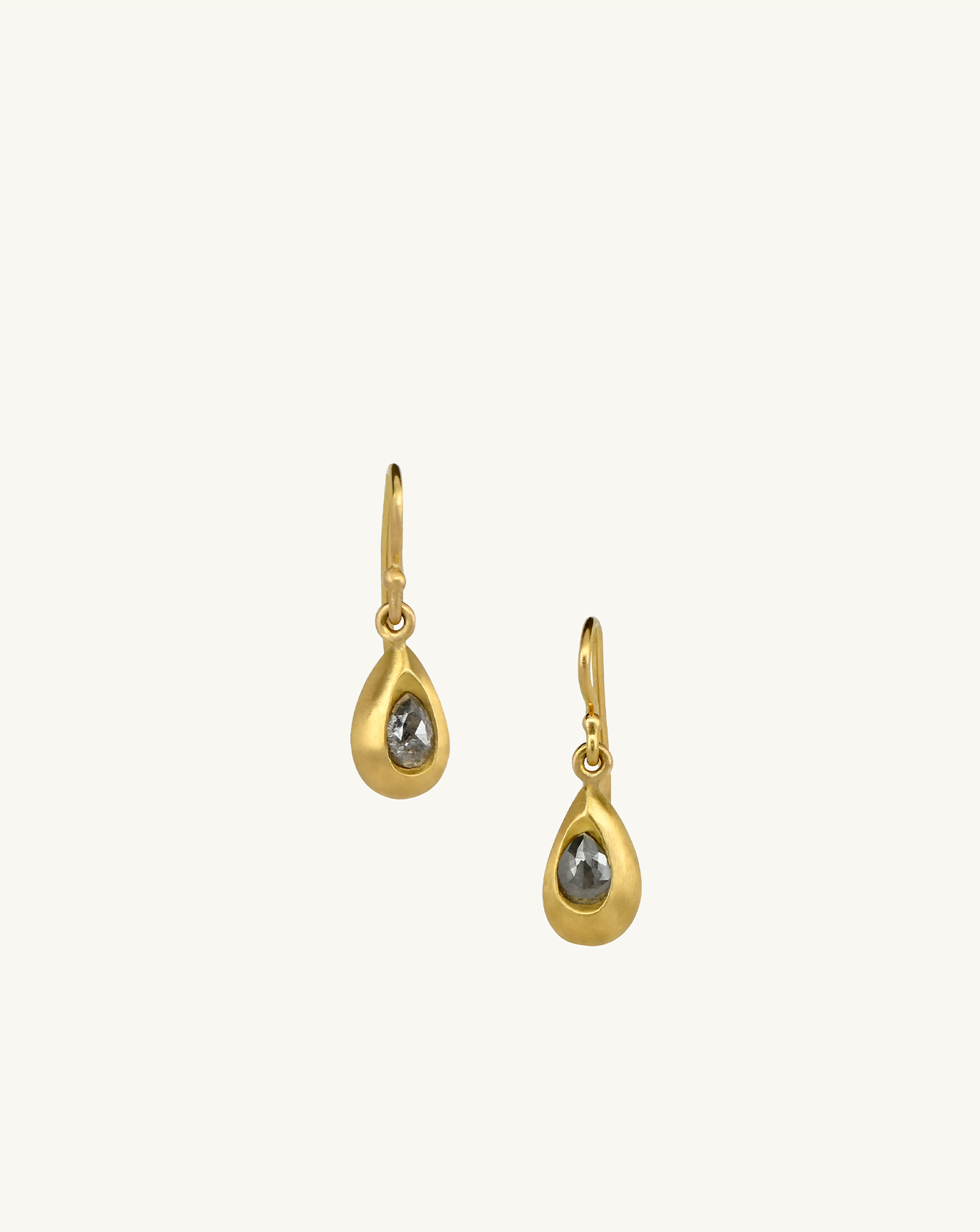 Sculptural Drops with Gemstones
