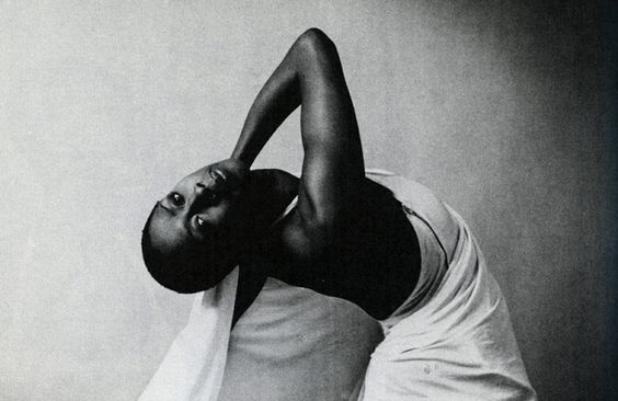 Reference image of a woman leaning back in dance.