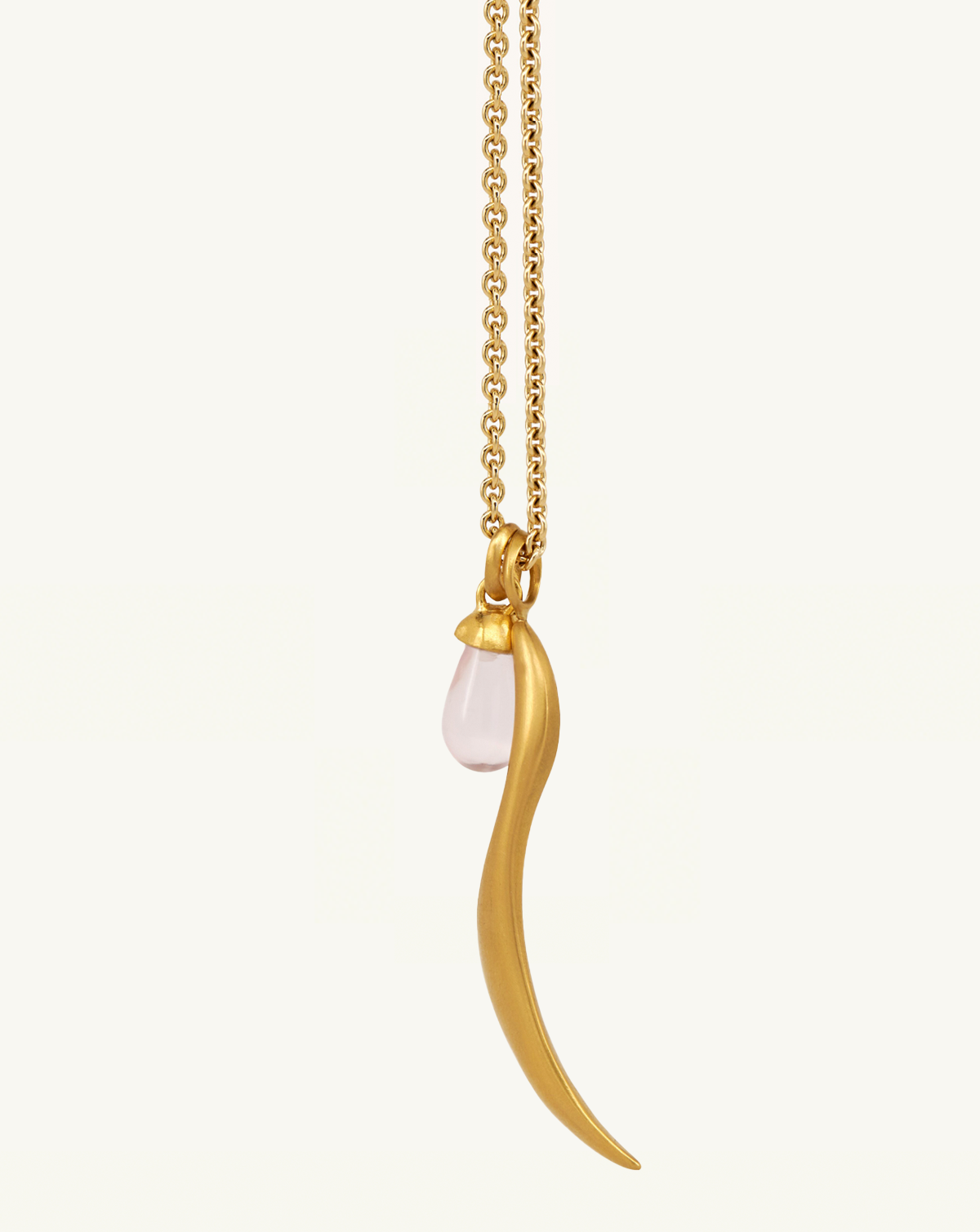 Sculptural Gemstone Drop