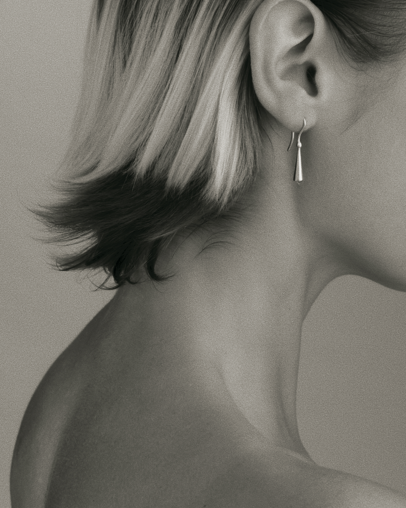 Tapered Pod Drop Earrings